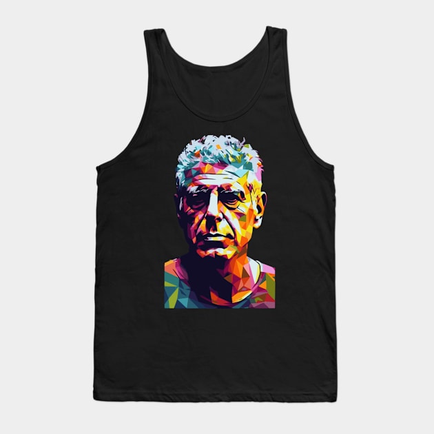 Anthony Bourdain WPAP Tank Top by Pixy Official